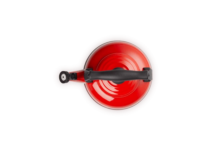 Le Creuset Wasserkocher mit Pfeifton 2,1 l Tradition 'Kirschrot'