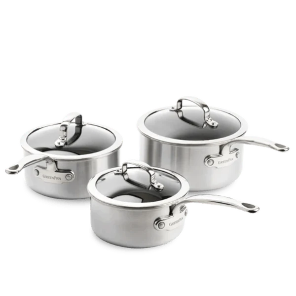 Greenpan Steelpan-Set 'Première' 16/18/20 cm