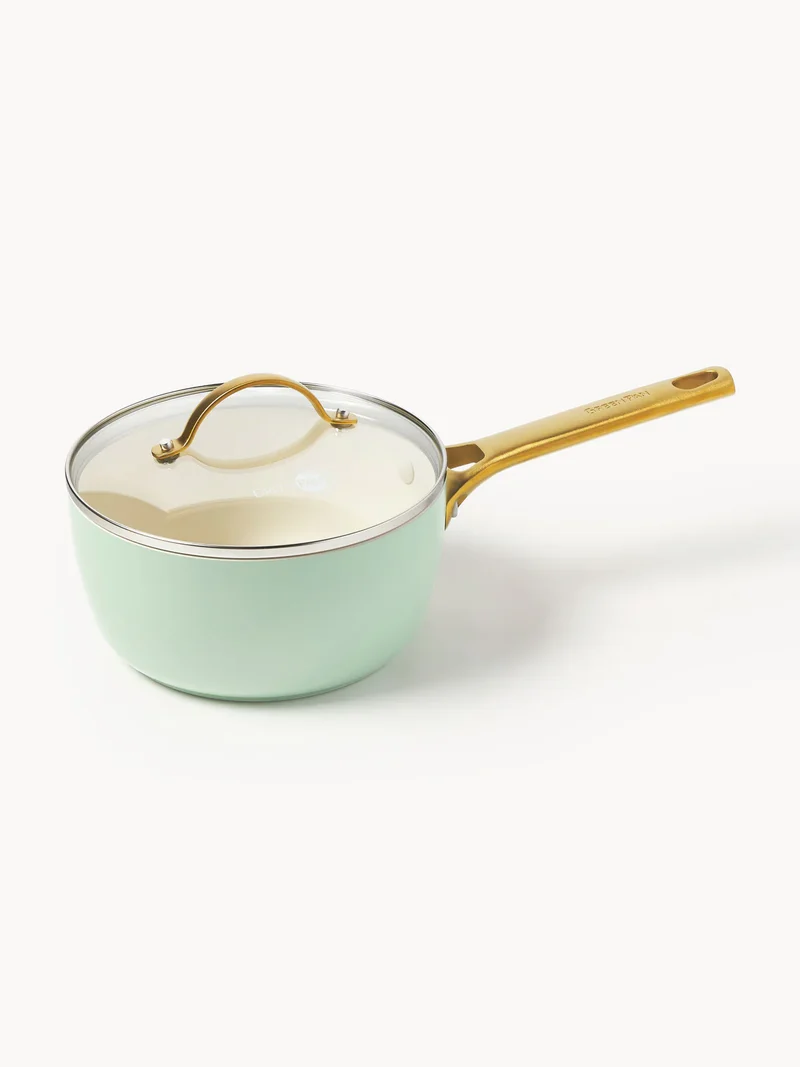 GreenPan Batteria di Pentole 10 Pezzi Padova Antiaderente Mint Green