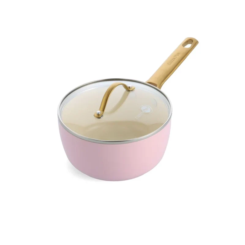 GreenPan Batteria di Pentole 10 Pezzi Padova Antiaderente Blush Pink