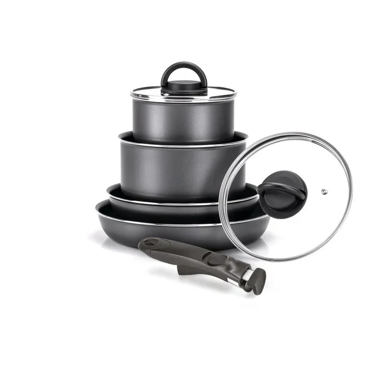 Moneta Offerta Batteria di Pentole Eden Minispace con Manico removibile 6 Pezzi
