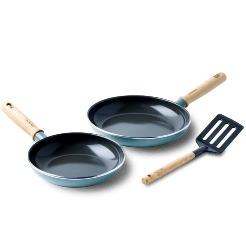 Greenpan Bratpfannenset 20/24 cm „Mayflower“ mit Pfannenwender