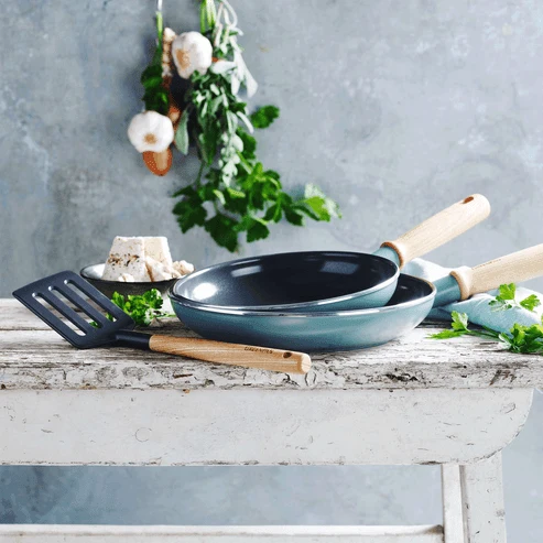 Greenpan Bratpfannenset 20/24 cm „Mayflower“ mit Pfannenwender