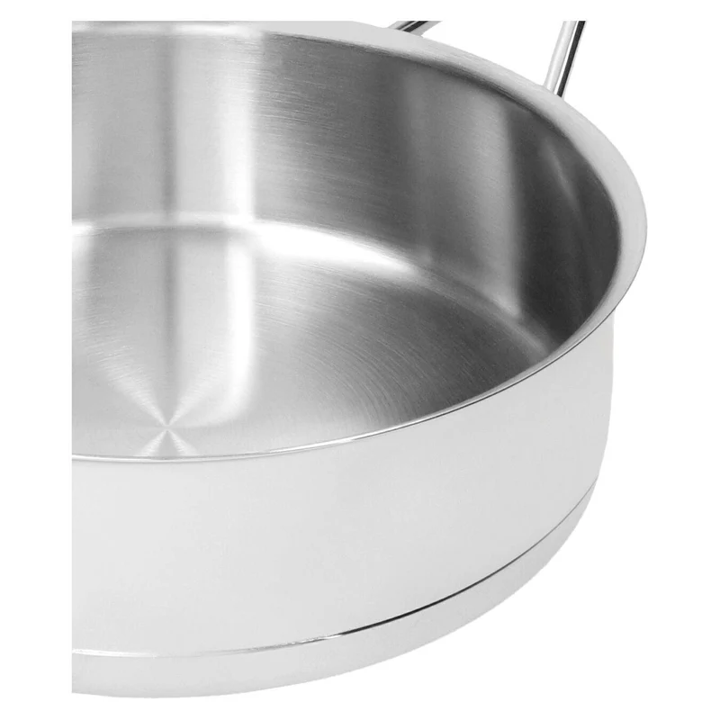 Demeyere Silver 7 Stielkasserolle mit doppelwandigem Deckel