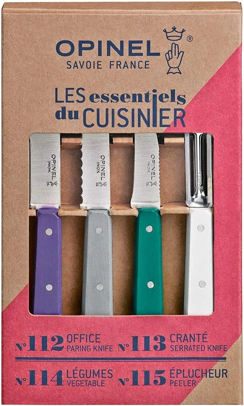 Opinel Messerset 4-teilig 'Les Essentials Art Deco'