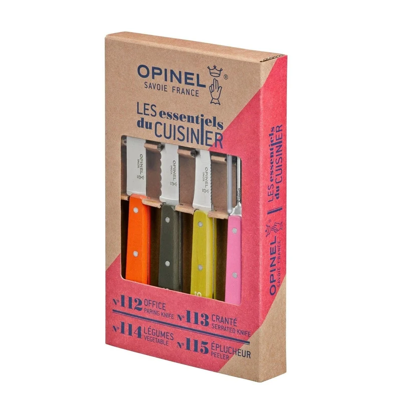 Opinel Messerset 4-teilig 'Les Essentials Fifties'
