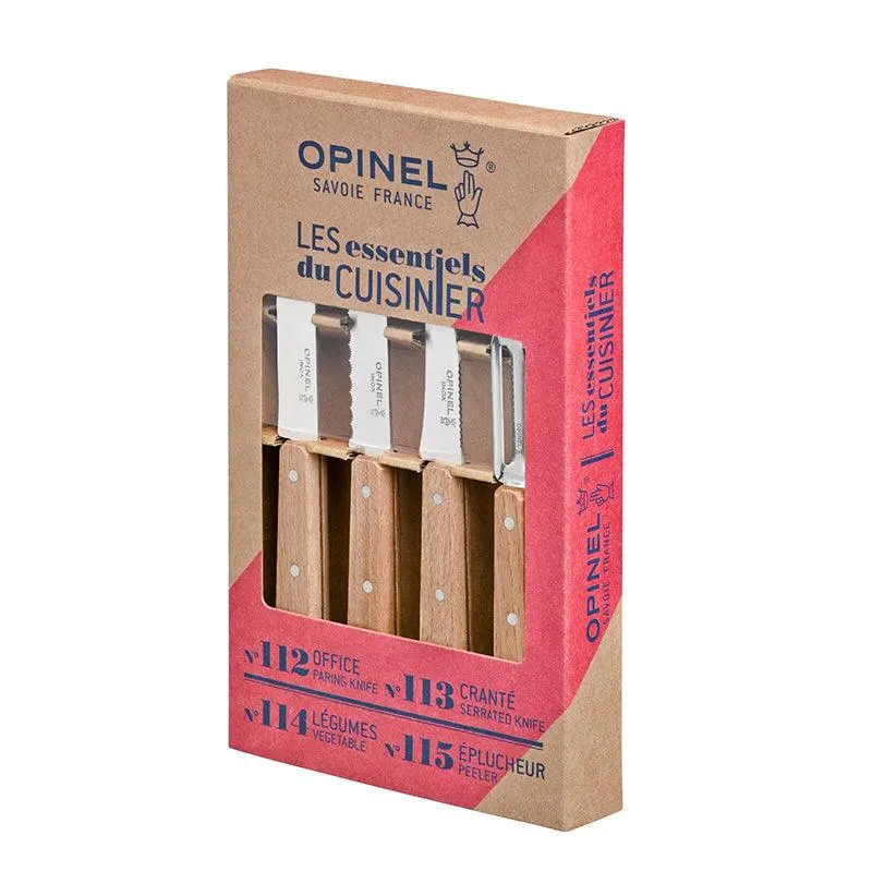 Opinel Messerset 4-teilig 'Les Essentials Natural'