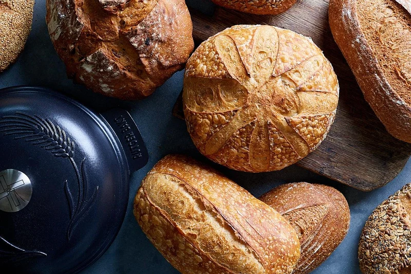 Windmühlenförmige emaillierte Brotbackschüssel