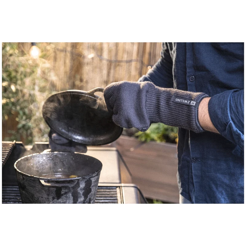 Zwilling Guanti da Barbecue in Cotone BBQ+ Antracite