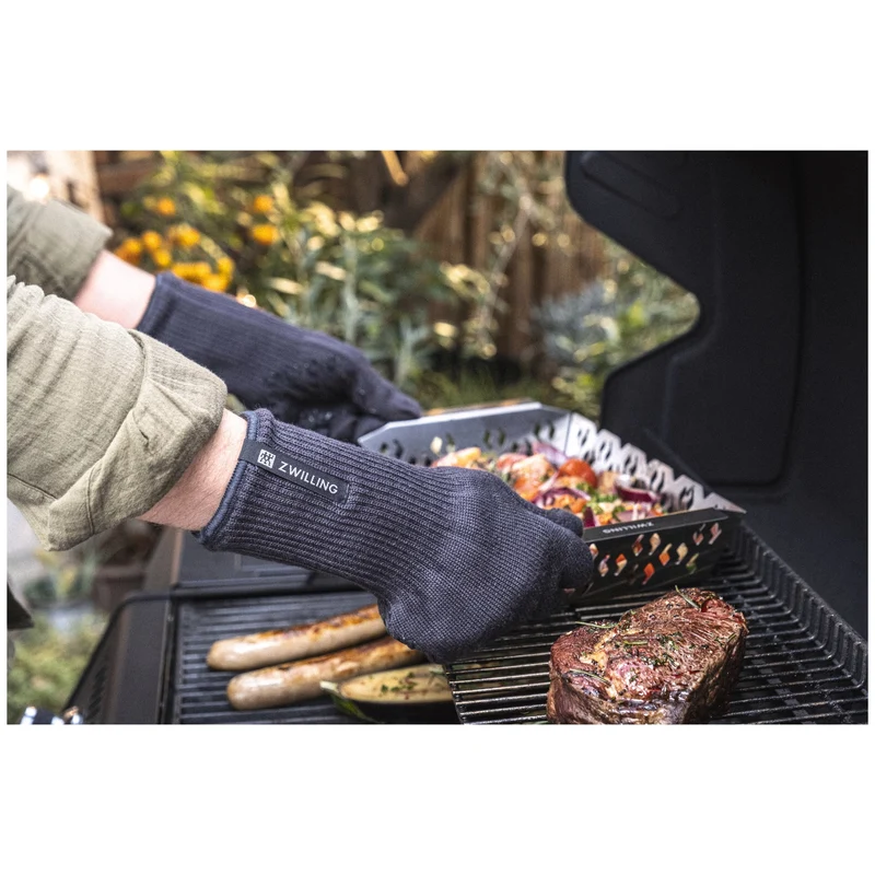 Zwilling Guanti da Barbecue in Cotone BBQ+ Antracite