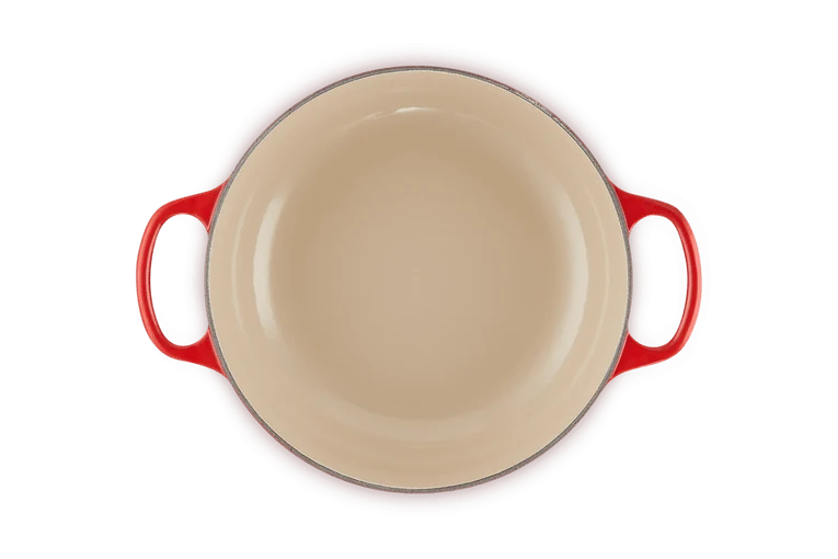Le Creuset Schmorpfanne / Sauteuse Round Signature 'Cherry Red' 24 cm / 3,4 l