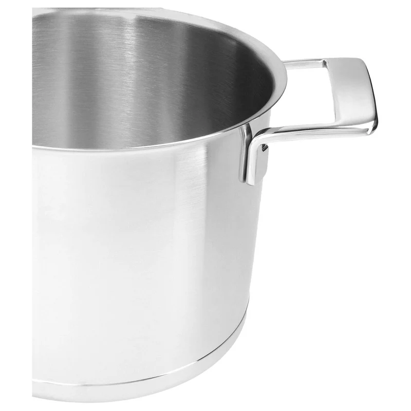 Demeyere Suppentopf mit doppelwandigem Deckel „Silber 7“ Ø 20 cm / 5 l