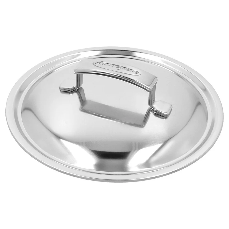 Demeyere Suppentopf mit doppelwandigem Deckel „Silber 7“ Ø 20 cm / 5 l