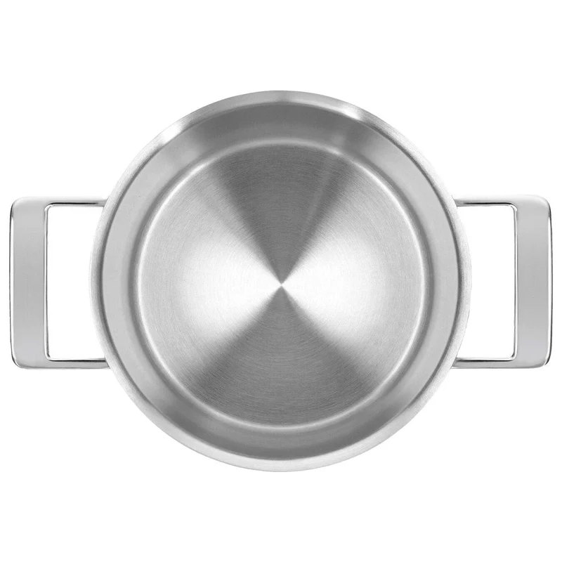 Demeyere Suppentopf mit doppelwandigem Deckel „Silber 7“ Ø 20 cm / 5 l