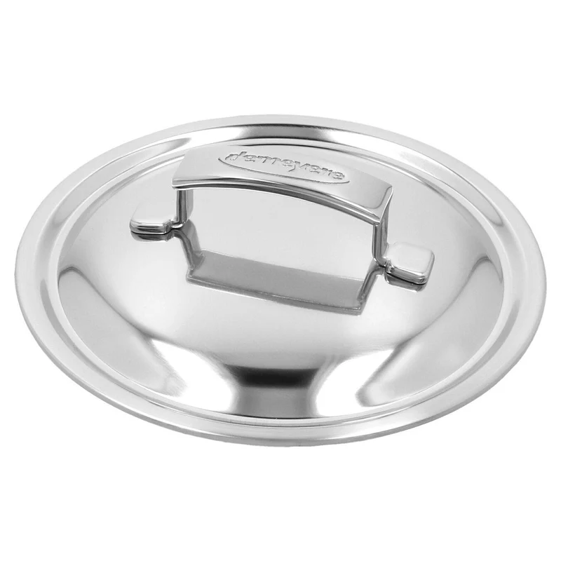 Demeyere Stielkasserolle mit doppelwandigem Deckel „Silber 7“