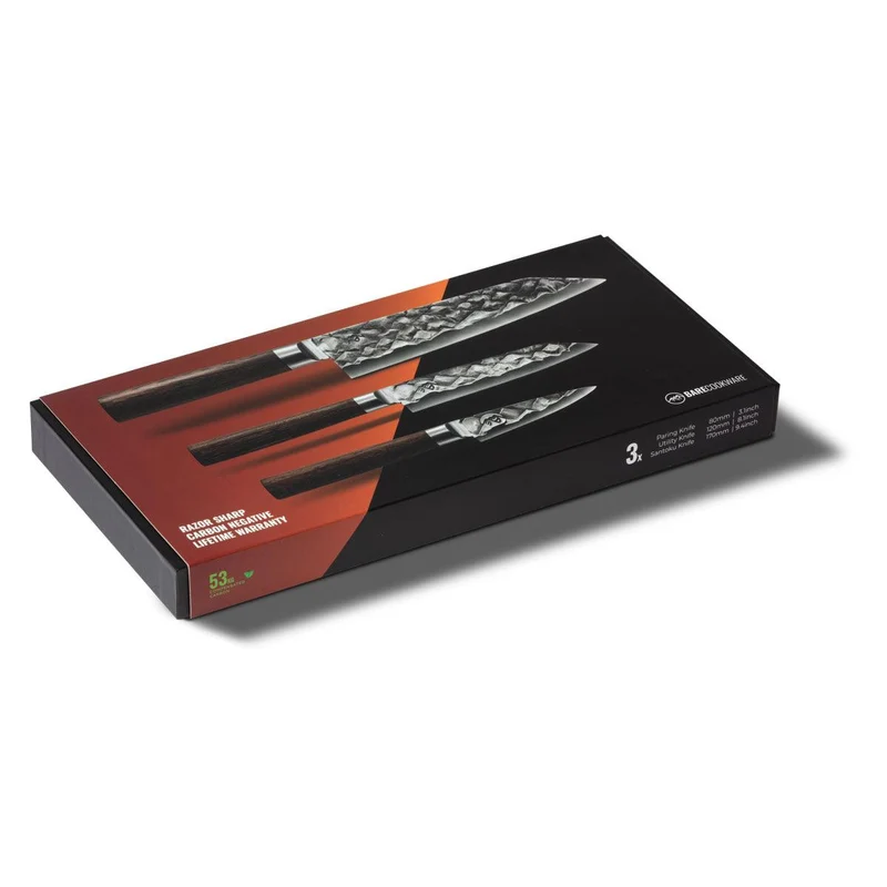 BARE Cookware 3-teiliges Messerset „Orientalisch“