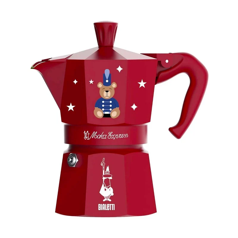 Bialetti Moka Express Natalizia 1 Tazza Natale 25 Rosso
