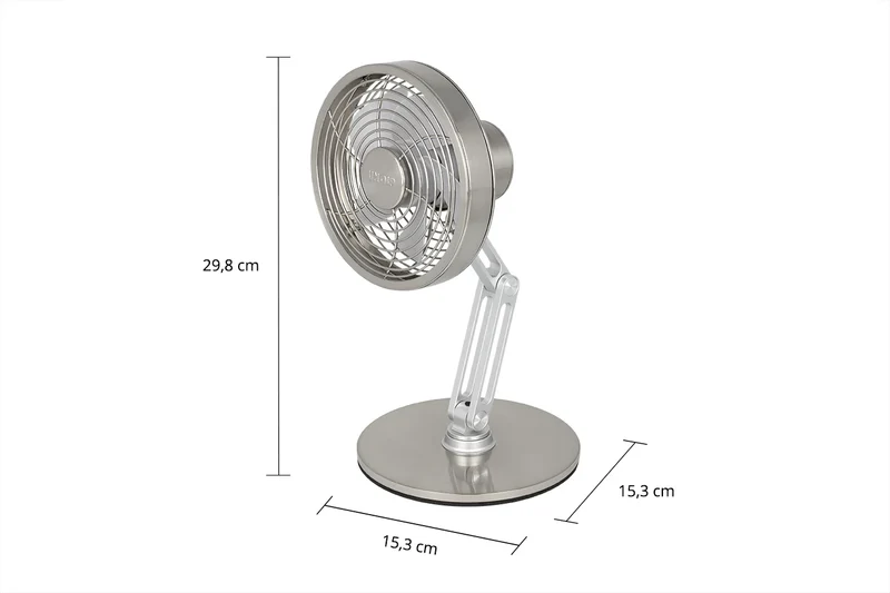 Akku-Tischventilator Steel Flex