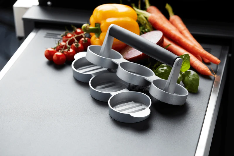 Barbecook Mini-Hamburgerpresse für 3 Hamburger