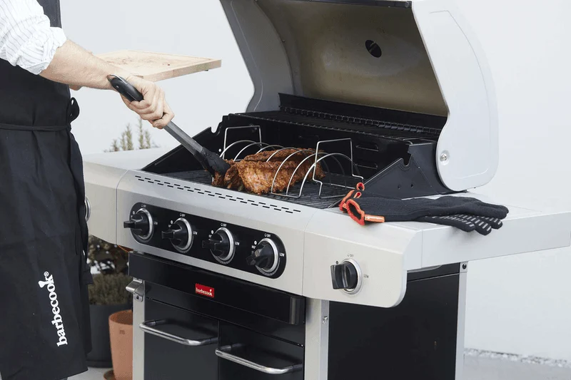 Barbecue-Fleisch und Rippchen