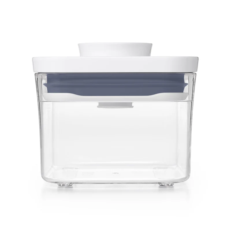 OXO Good Grips Vorratsglas 0,4 l „POP“ 2.0 – Quadratisches Mini-Glas