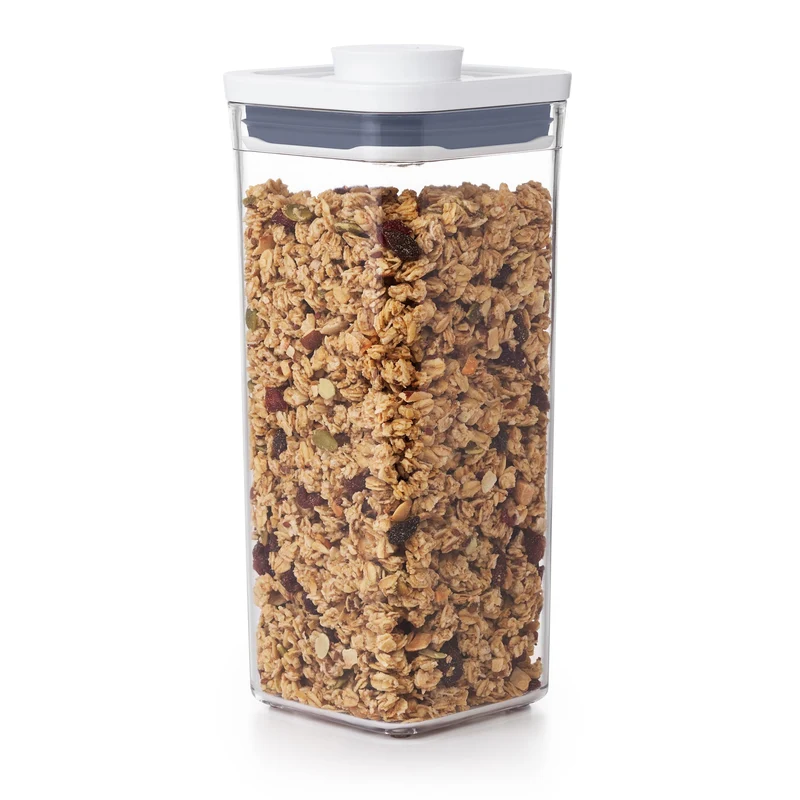 OXO Good Grips Vorratsglas 1,6 l „POP“ 2.0 – Quadratisch, mittel