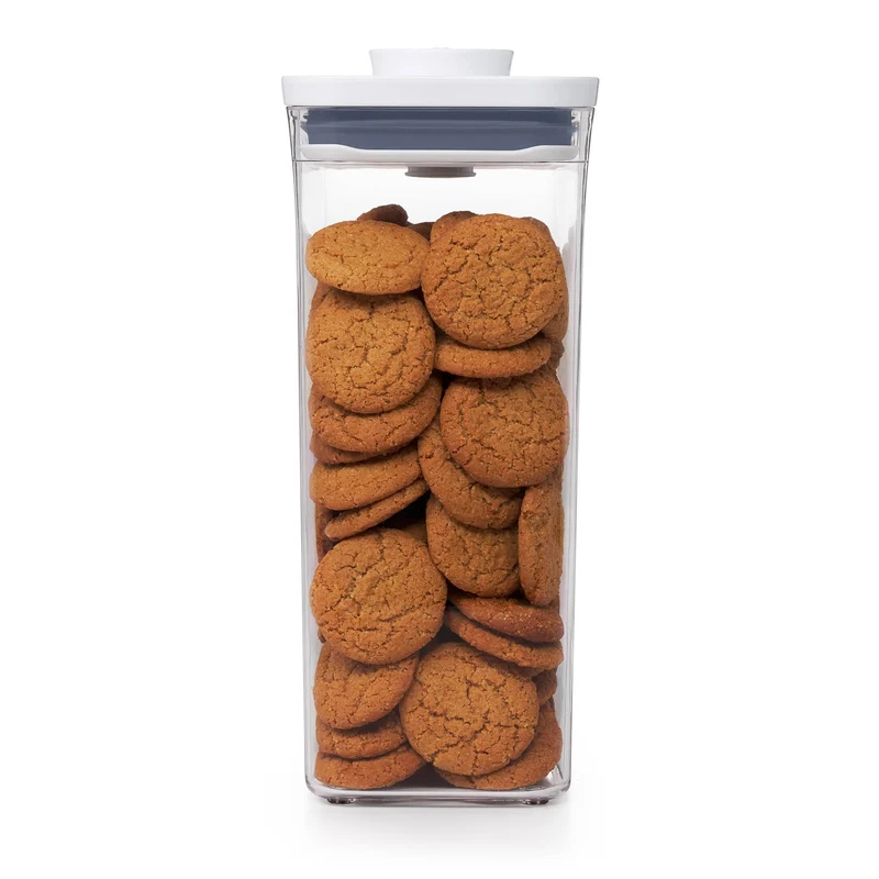 OXO Good Grips Vorratsglas 2,6 l „POP“ 2.0 – Rechteckig, mittel