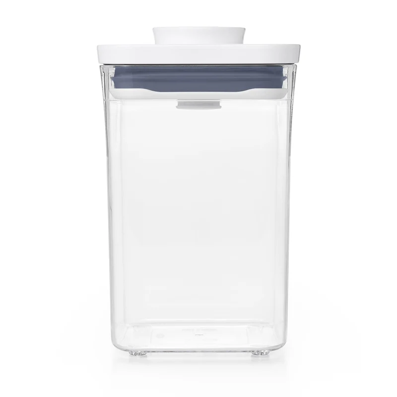 OXO Good Grips Vorratsglas 1L 'POP' 2.0 - Klein, quadratisch, niedrig
