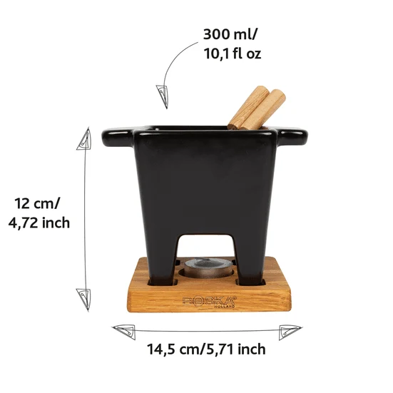 Boska Tapas Fondue „Nero“ 300 ml