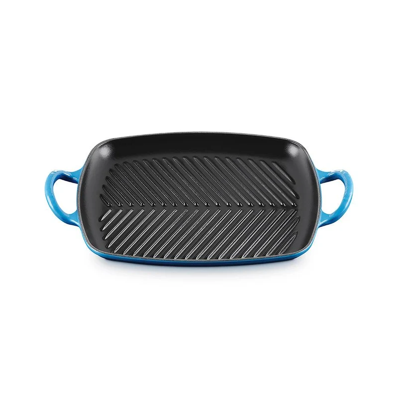 Le Creuset Grillplatte Rechteckig 'Azur'
