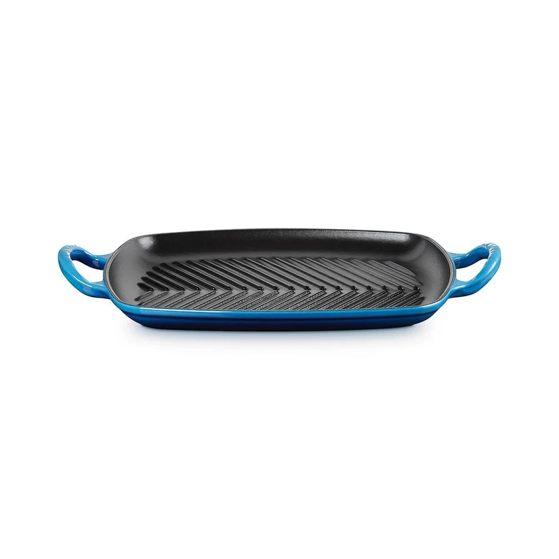 Le Creuset Grillplatte Rechteckig 'Azur'