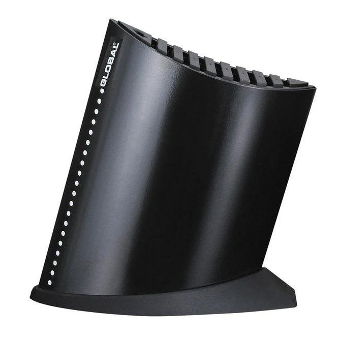 Global Messerblock 'Boot' Schwarz
