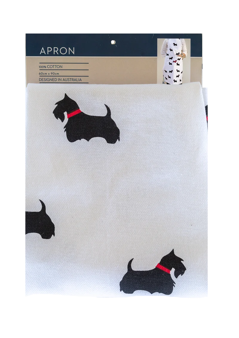 Schürze Scottie Dog 100 % Heavy Drill-Baumwolle