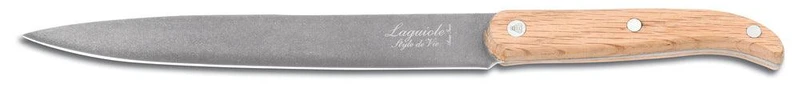 Laguiole Style de Vie Kochmesserset aus Eichenholz mit magnetischem Messerblock