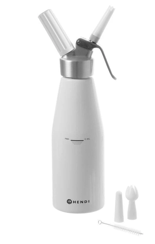 Hendi Schlagsahnemaschine Weiß „Kitchen Line“ Ø80x260 - 0,5 l