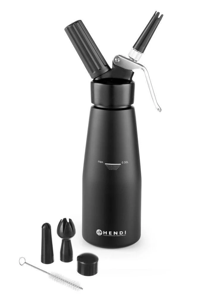Hendi Schlagsahnemaschine Schwarz 'Kitchen Line'