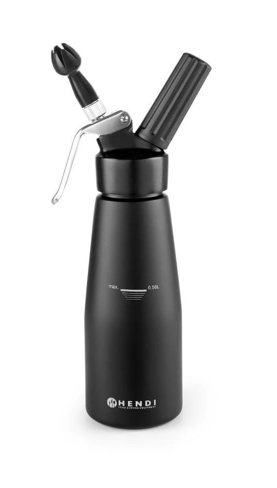 Hendi Schlagsahnemaschine Schwarz 'Kitchen Line'