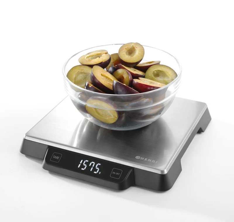 Hendi Küchenwaage aus Edelstahl, 15 kg