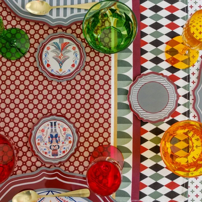 Vesta Set 6 Sottobicchieri Natalizi Fiaba