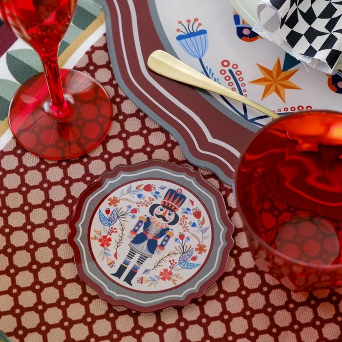 Vesta Set 6 Sottobicchieri Natalizi Fiaba