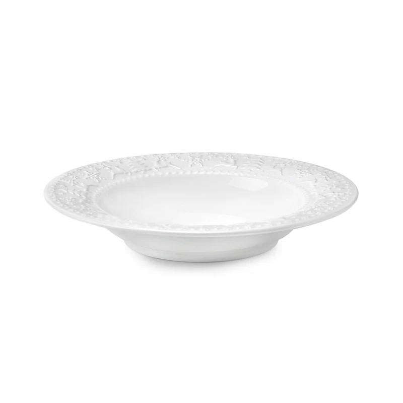 Fade Servizio Tavola Natalizio 18 Pezzi XMAS White in Porcellana