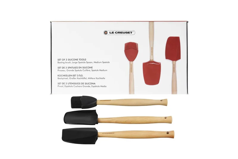 Le Creuset Premium Spatelset 3tlg. „Schwarz“