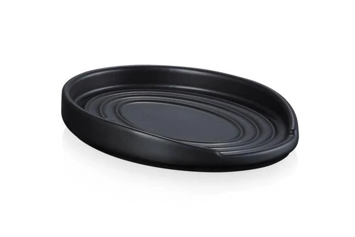 Le Creuset Löffelständer oval 'Matt Schwarz'