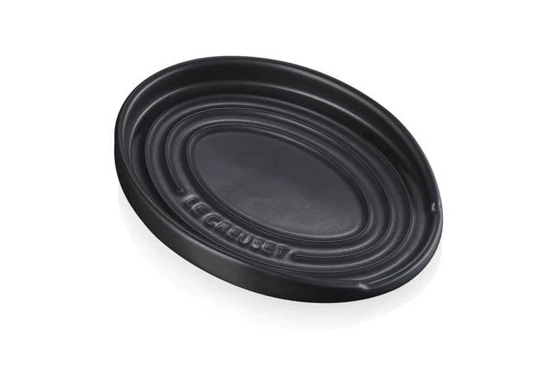 Le Creuset Löffelständer oval 'Matt Schwarz'