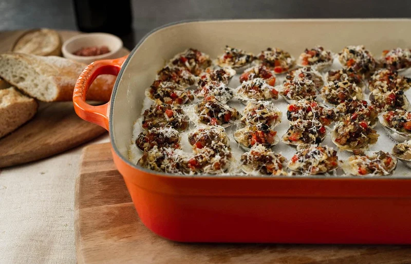 Le Creuset Bräter „Orangerot“ 37 cm / 6,6 l