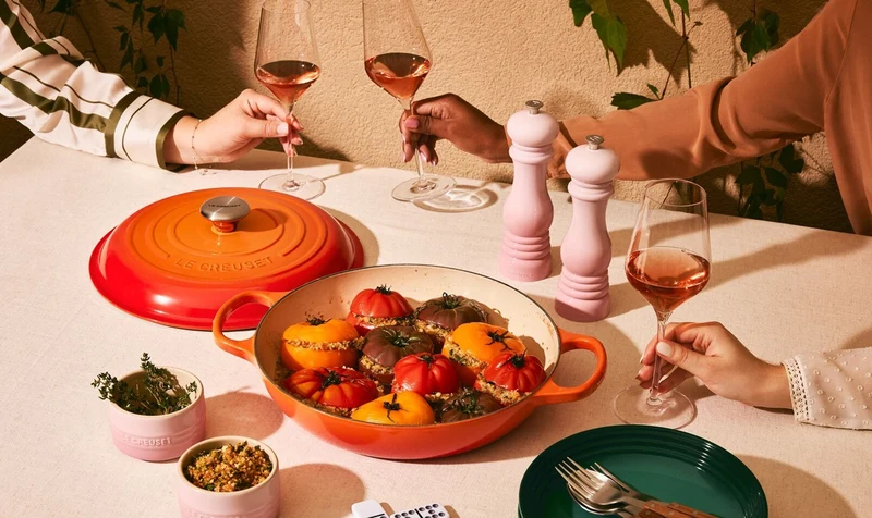Le Creuset Campagnard Signature „Orange Red“