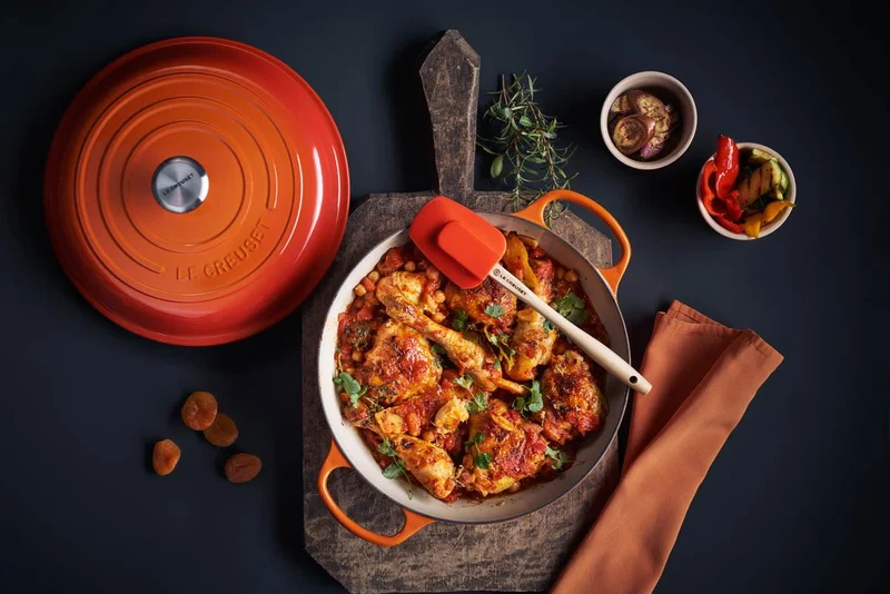 Le Creuset Campagnard Signature „Orange Red“