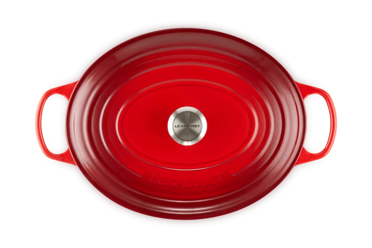 Le Creuset Signature Ovaler Schmortopf 'Kirschrot'