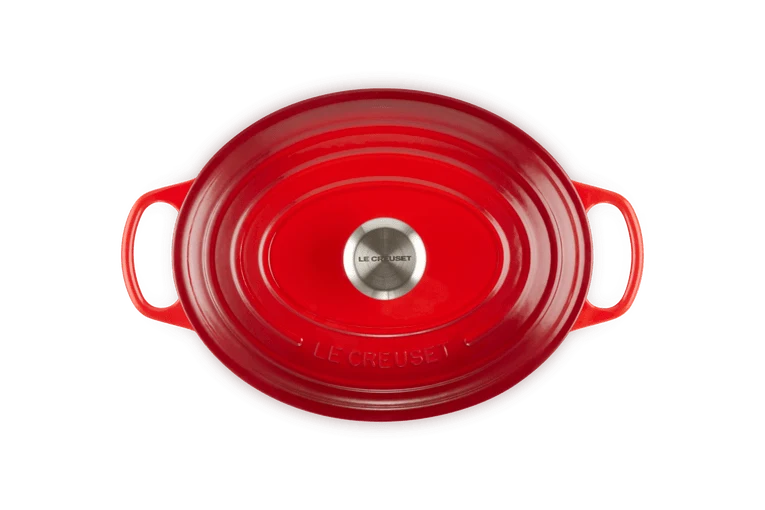 Le Creuset Signature Ovaler Schmortopf 'Kirschrot'