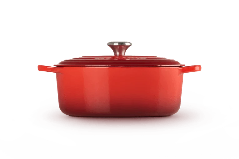 Le Creuset Signature Ovaler Schmortopf 'Kirschrot'